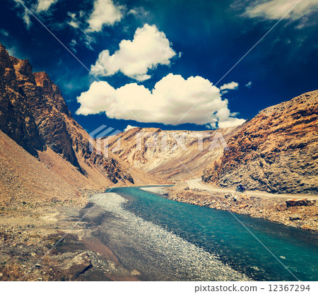 Himalayas landscape Himalayas landscape 12367294