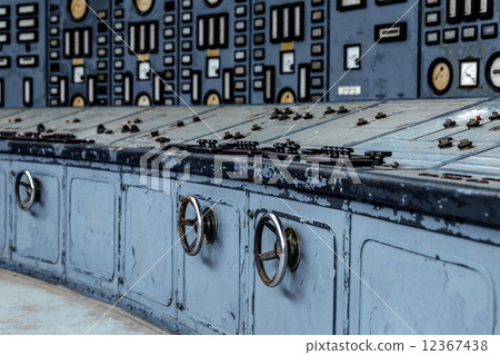 Illuminated control room 12367438