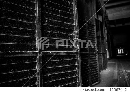 Dark industrial interior 12367442
