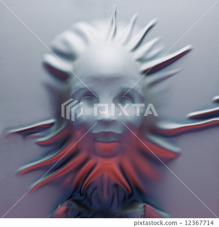 the face on a fabric 12367714