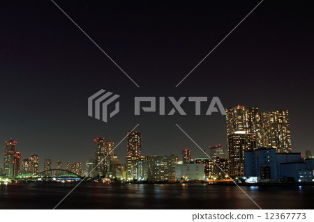 Sumidagawa night view · Tsukishima (3) 12367773