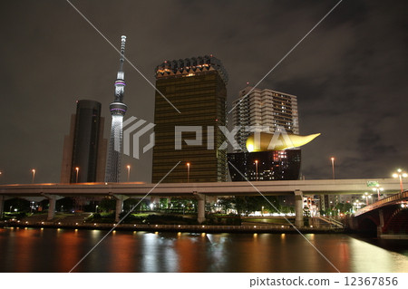 Sumida River and Tokyo Sky Tree (Day of Disaster Reduction) 12367856