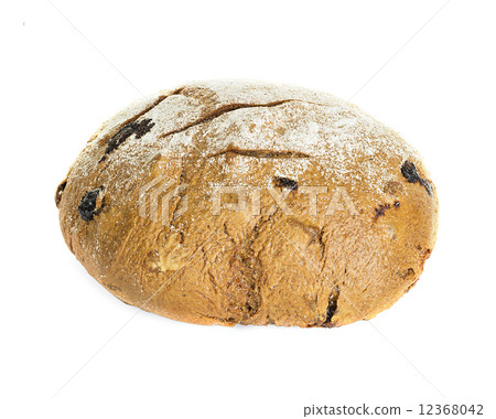 Homemade whole bread isolated on white background 12368042