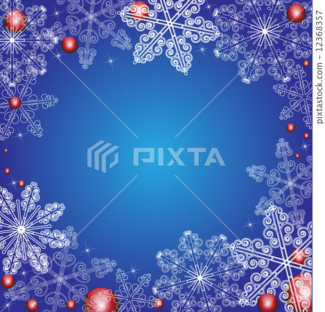 Winter background with snowflakes Winter background with snowflakes 12368357