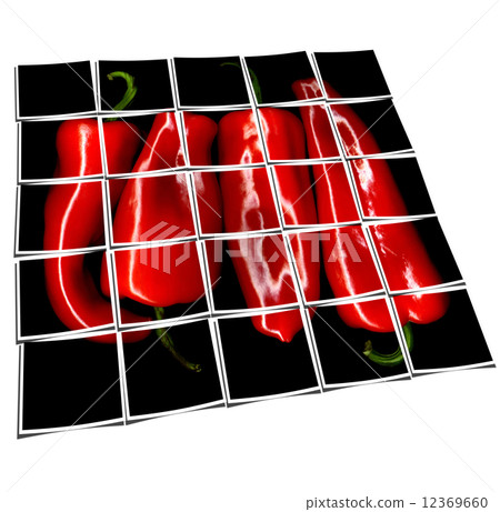 red paprika collage red paprika collage 12369660