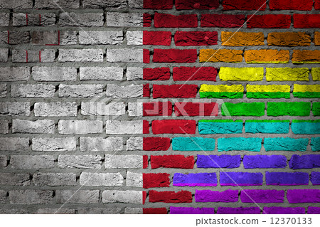 Dark brick wall - LGBT rights - Malta 12370133
