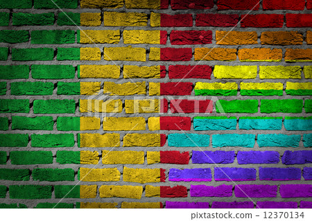 Dark brick wall - LGBT rights - Mali Dark brick wall - LGBT rights - Mali 12370134