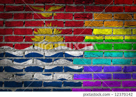 Dark brick wall - LGBT rights - Kiribati 12370142