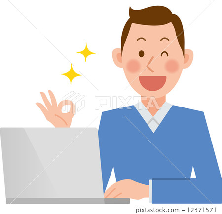 Male computer okay Male computer okay 12371571