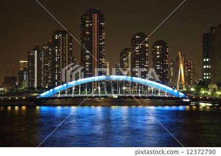 永久橋樑夜視圖 12372790