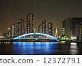 永久橋樑夜視圖 12372791
