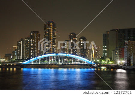永久橋樑夜視圖 永久橋樑夜視圖 12372791
