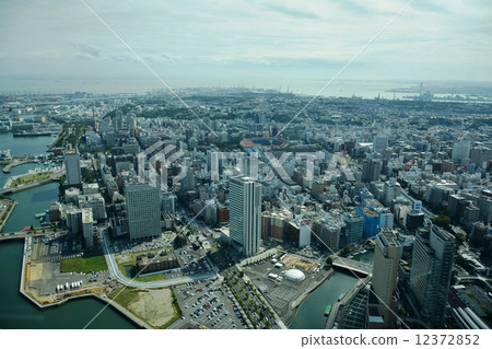 鳥瞰橫濱市區 12372852
