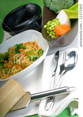 vegetable pasta vegetable pasta 12372905