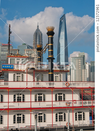 shanghai pudong view from puxi shanghai pudong view from puxi 12372961