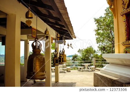 Buddhist bells on the top of Temple Koh Samui 12373306
