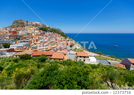 Medieval town Castelsardo, Sardinia, Italy  12373758