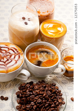 selection of different coffee type 12375053