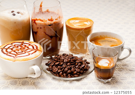 selection of different coffee type 12375055