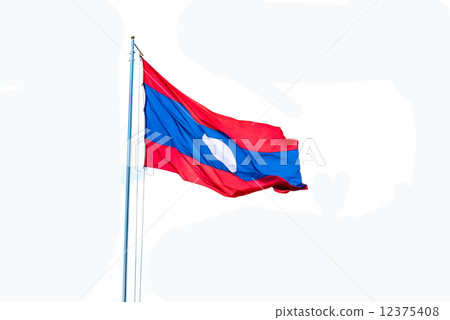 Laos flag 12375408