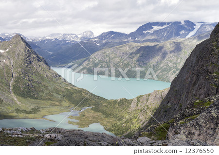 Leirungsdalen seen from Knutshoe Mountain (Oppland, Jotinheimen 12376550