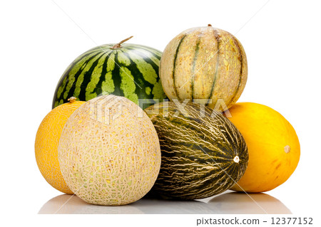 Different varieties of melons 12377152