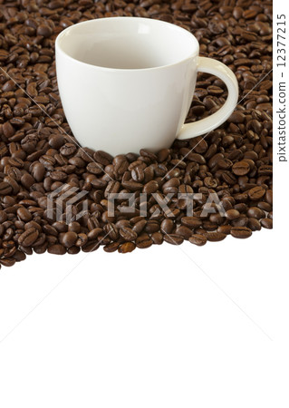 Coffee Mug and roasted Beans Coffee Mug and roasted Beans 12377215