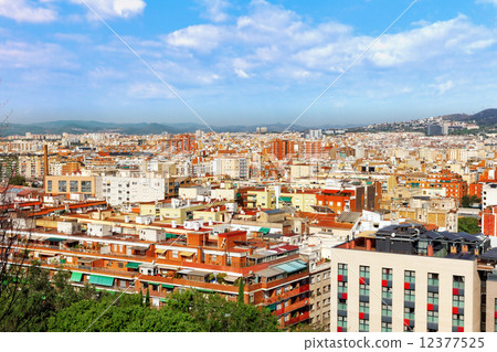 city, castle, barcelona 12377525