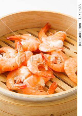 Steamed shrimp Steamed shrimp 12378009