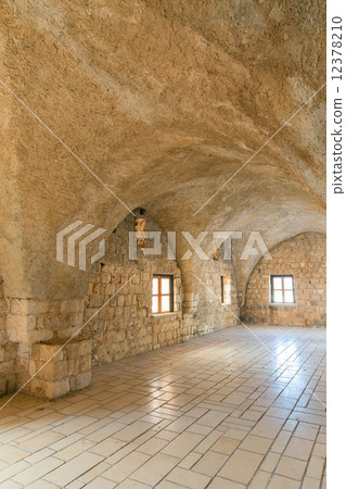 Ruins and details Crusader fortress 12378210