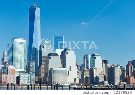 New York City Manhattan skyline New York City Manhattan skyline 12379529