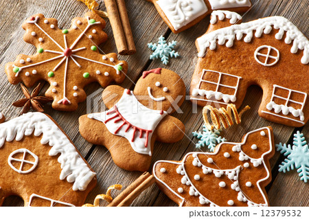 Christmas homemade gingerbread cookies Christmas homemade gingerbread cookies 12379532