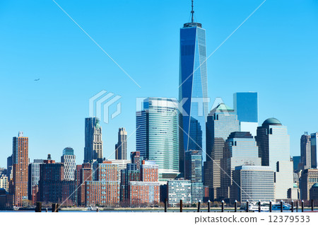 New York City Manhattan skyline New York City Manhattan skyline 12379533