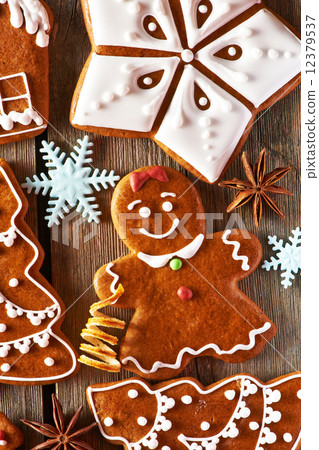 Christmas homemade gingerbread cookies Christmas homemade gingerbread cookies 12379537