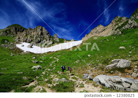 Climbers going to the North Alps / Chichibuaira Climbers going to the North Alps / Chichibuaira 12380825