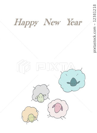 新年賀卡 新年賀卡 12381218