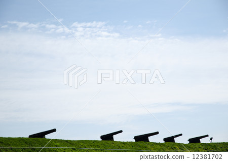 Canons in a row Canons in a row 12381702