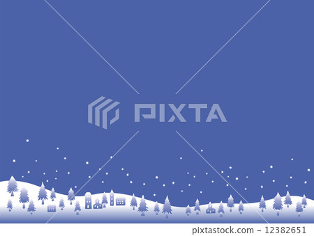 Snow scene 1 12382651