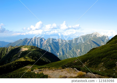 Kai Komagatake from Senjo hut, Yatsugatake mountain 12383098