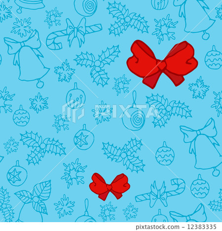 Seamless christmas pattern 12383335