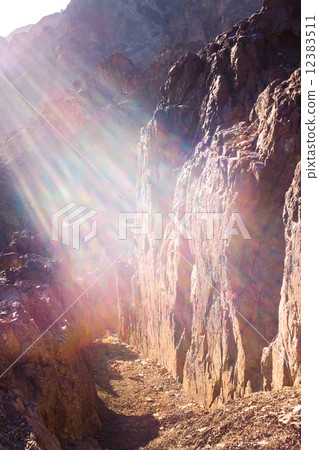 Sunrise over Red sea 12383511