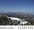 Tanzawa mountain of snow 12383785