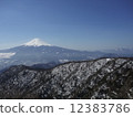 Tanzawa mountain of snow 12383786