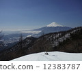 Tanzawa mountain of snow 12383787