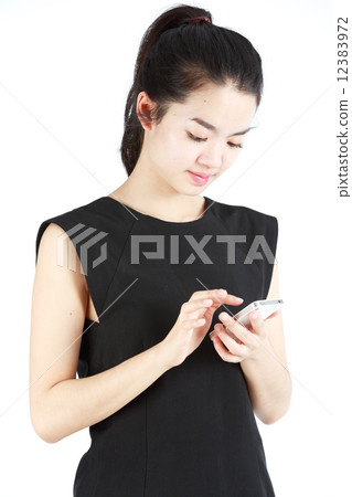 Business woman isolated 12383972