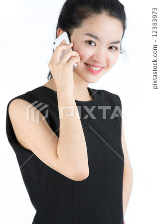 Business woman isolated 12383973