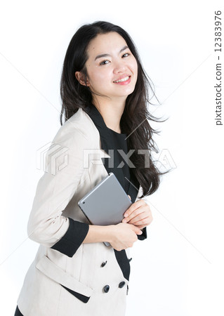 Business woman isolated 12383976