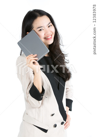 Business woman isolated 12383978