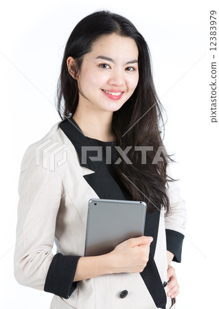 Business woman isolated 12383979