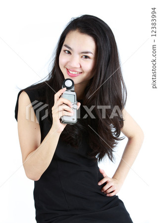Business woman isolated 12383994